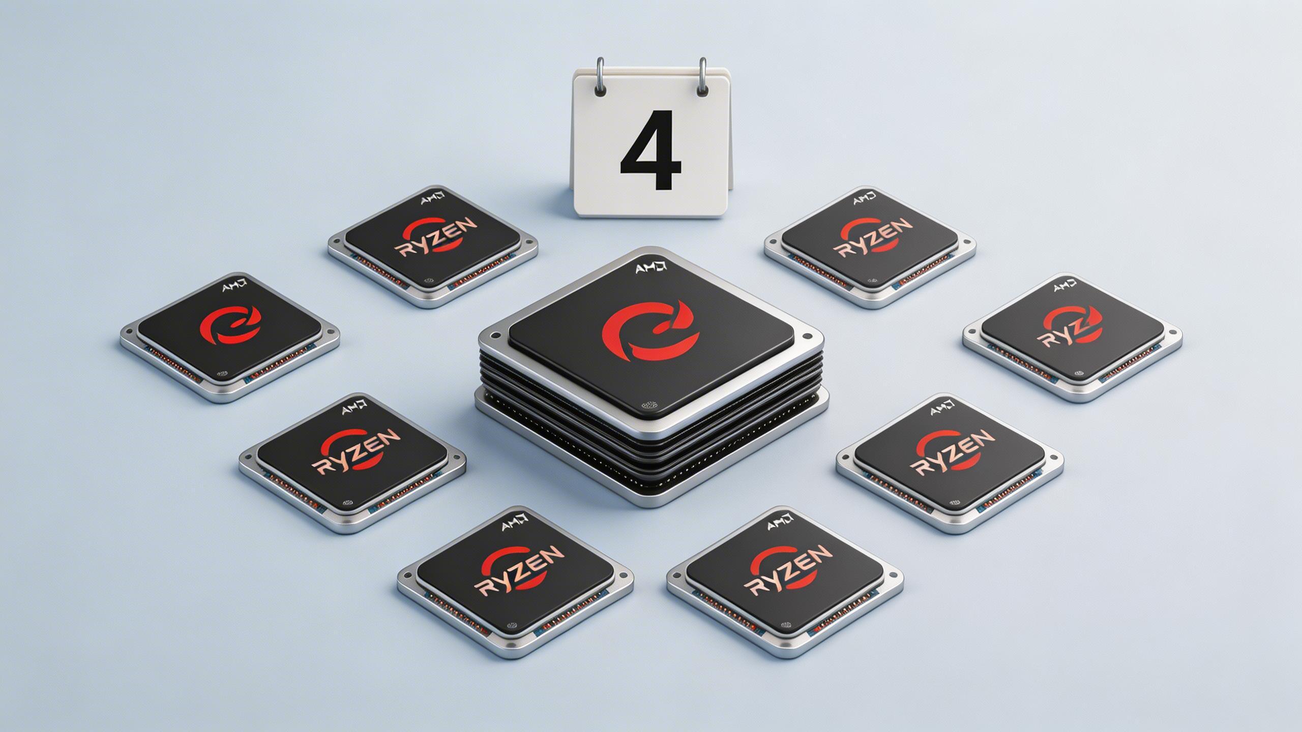 AMD 可能在 4 月密集发布多款新处理器