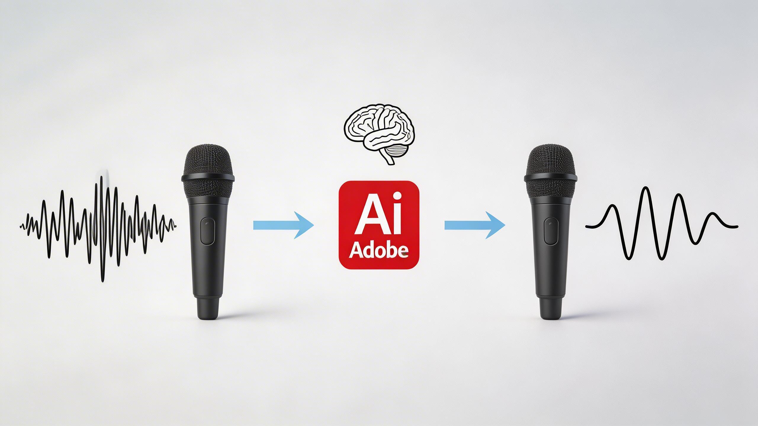 Adobe的免费AI工具，如何让嘈杂录音变清晰