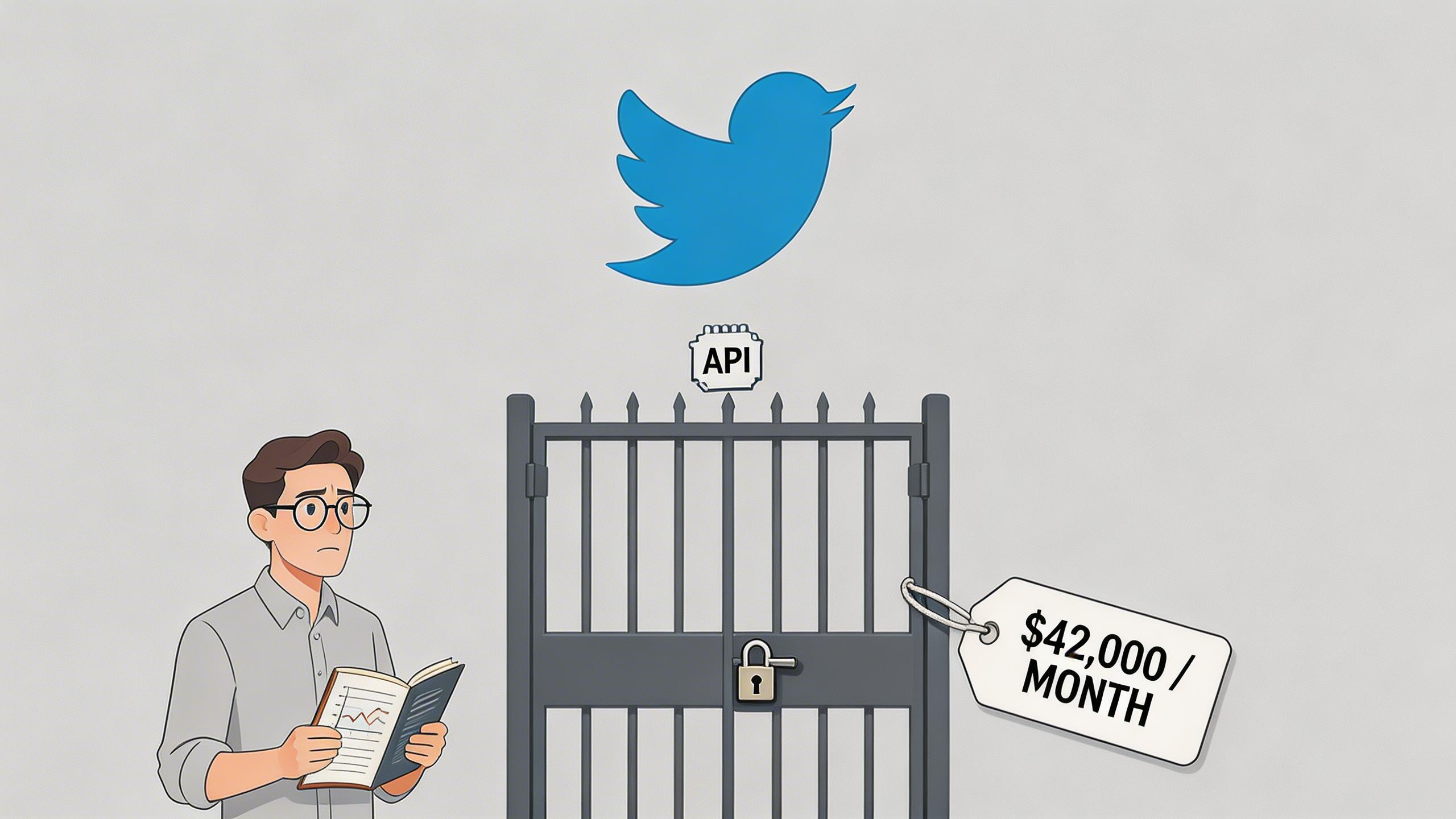Twitter向研究关上大门：每月4.2万美元的API定价冲击学术界
