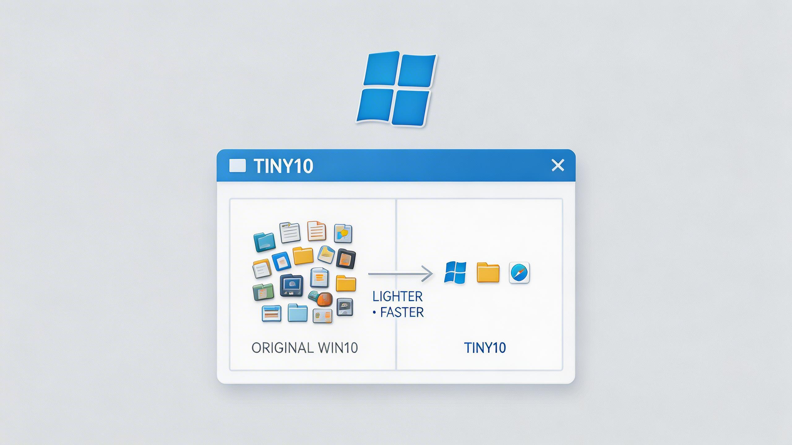 Tiny10：为老旧电脑“减负”的 Windows 10 精简版