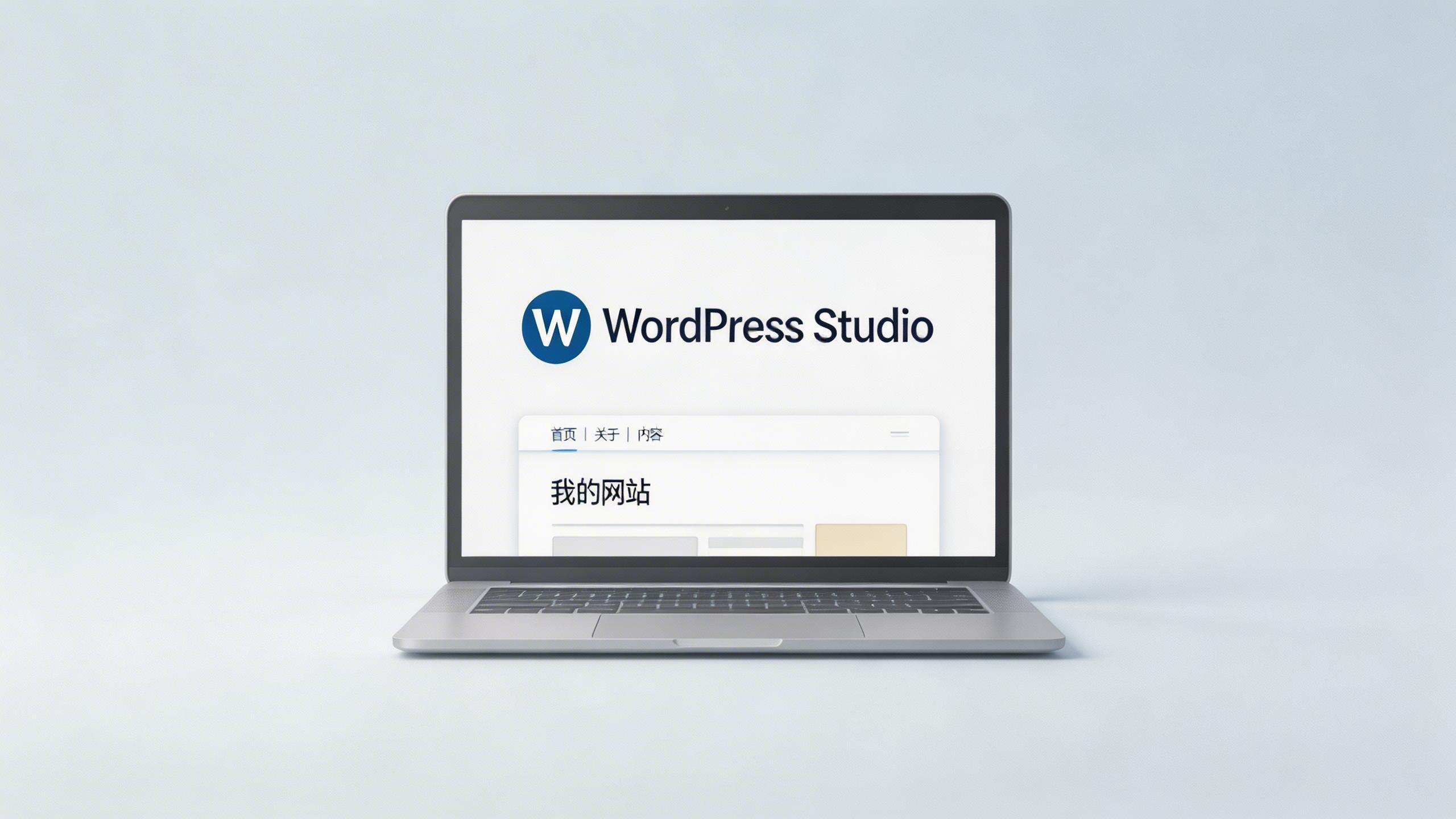 WordPress Studio：让本地建站变得简单