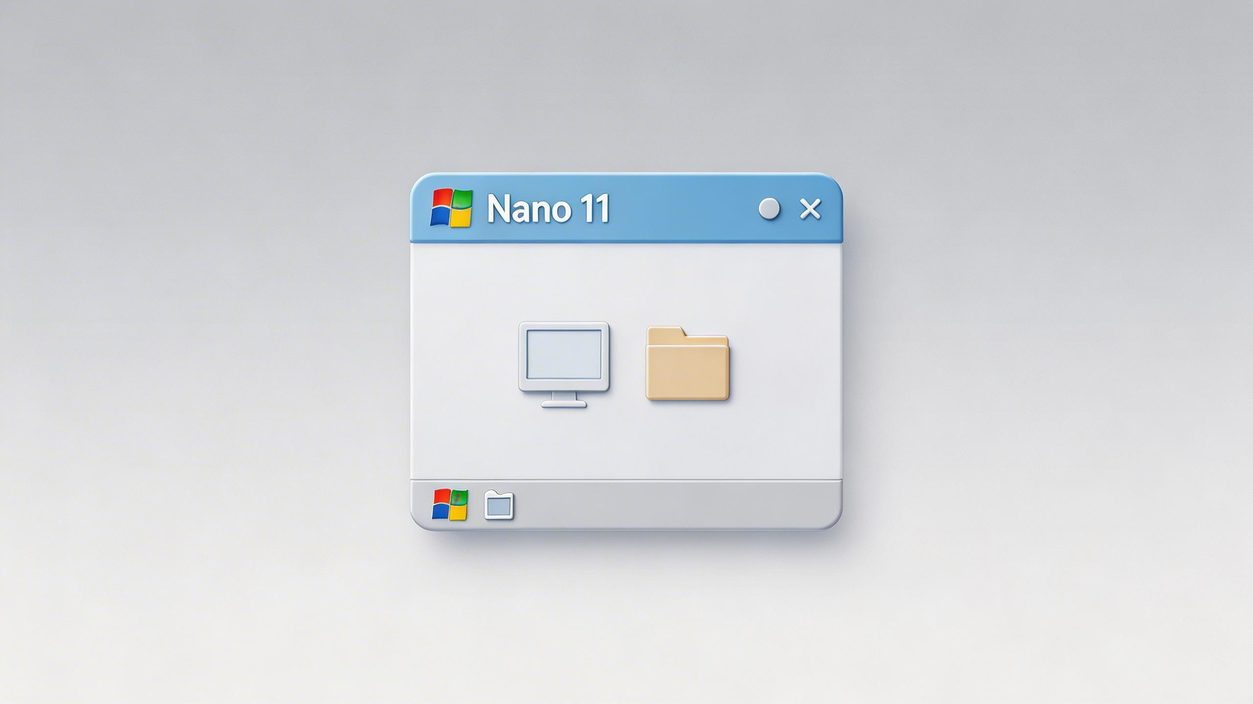Nano 11：一个极度精简的Windows 11版本
