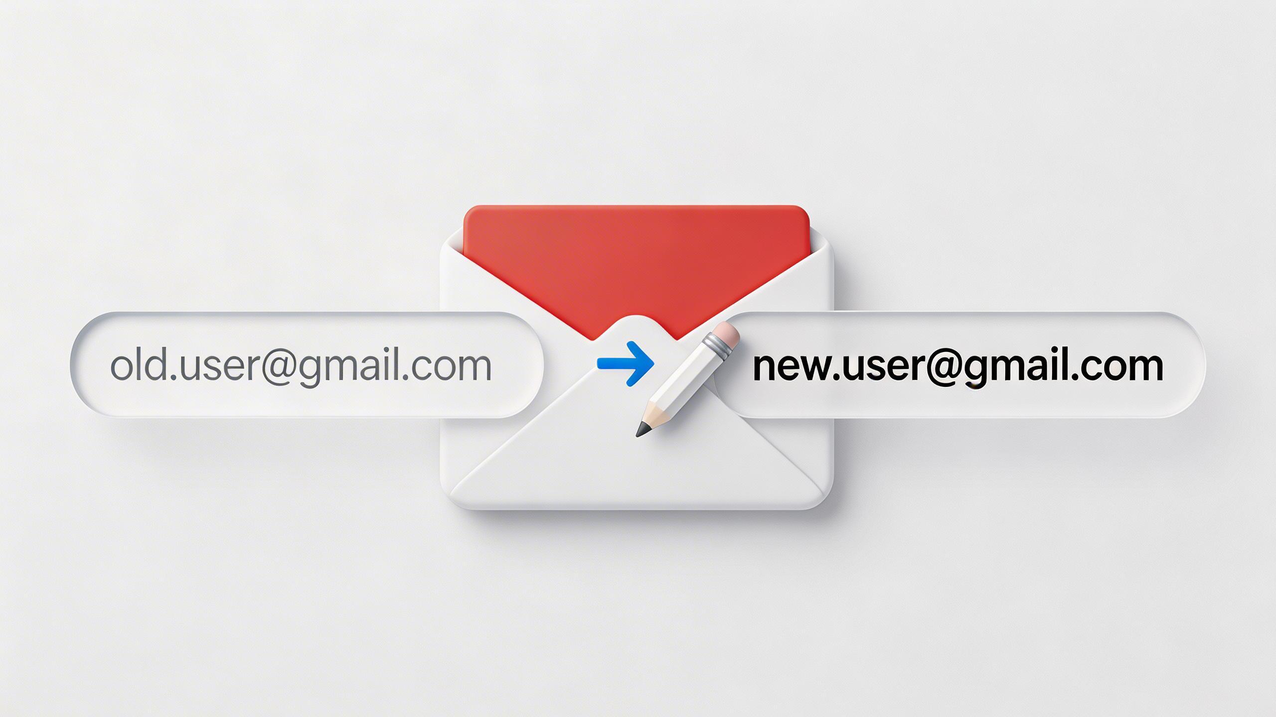 Gmail 即将支持更改邮箱地址