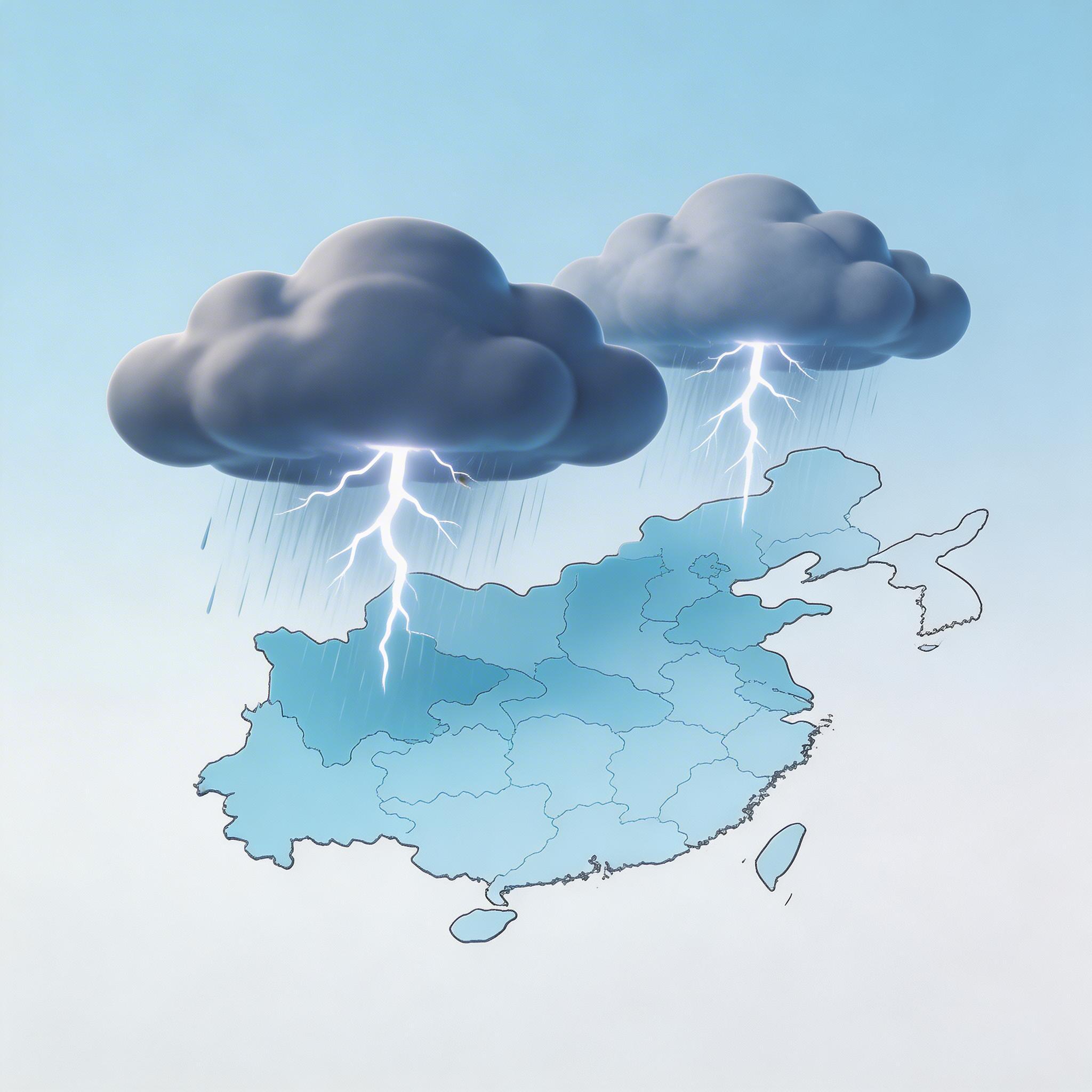南方将迎来两轮强降雨和强对流天气