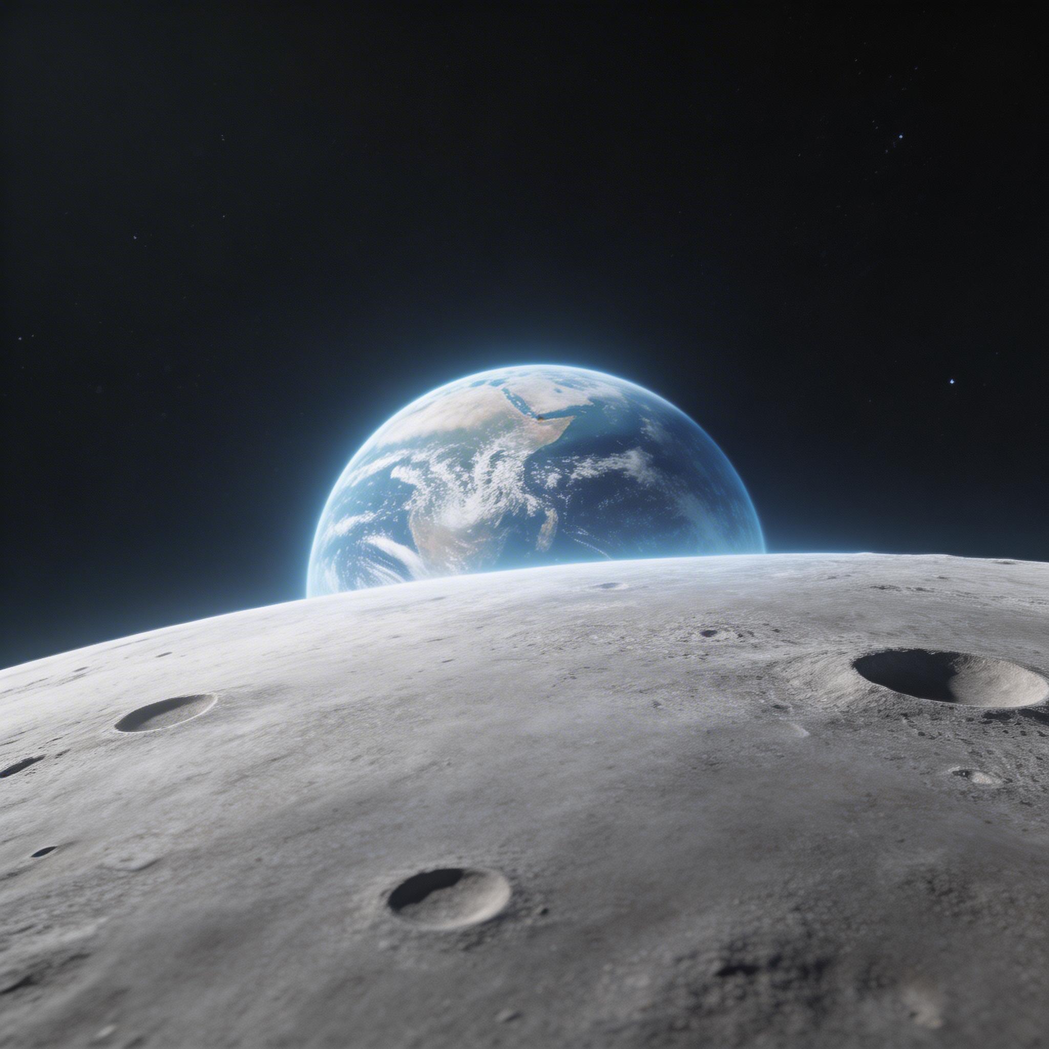 NASA发布阿尔忒弥斯2号拍摄的“地落”“地出”照片